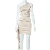 Crossbody Sleeveless Slim Fit Dress - Femstylo