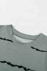 Apricot Allover Leopard Print Round Neck Tank Top - Femstylo