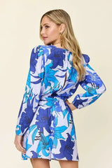 Floral Long Sleeve Romper with Pockets - S-3XL | Femstylo - Femstylo