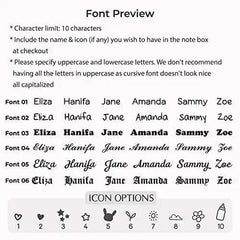 Baby Name Bracelet, Toddler Bracelet, Baby Shower Gift, Children's ID - Femstylo