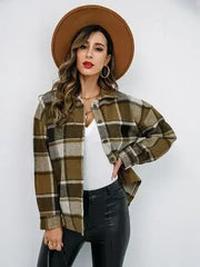 Pumpkin Spice Button-Down Jacket - Femstylo