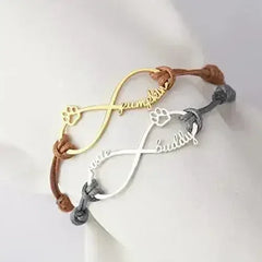 Custom Pet Name Bracelet, Pet Memorial Bracelet, Dog Cat Mom Bracelet - Femstylo