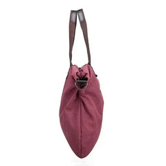 Casual Canvas Large Shoulder Bag For Young Women - Femstylo