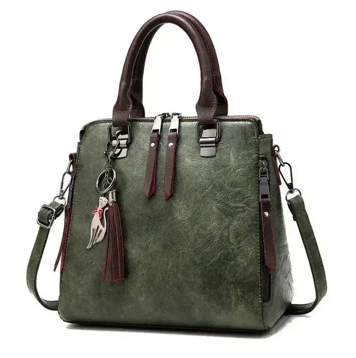 Single Shoulder Solid Color Wild Women's Messenger Bag - Femstylo