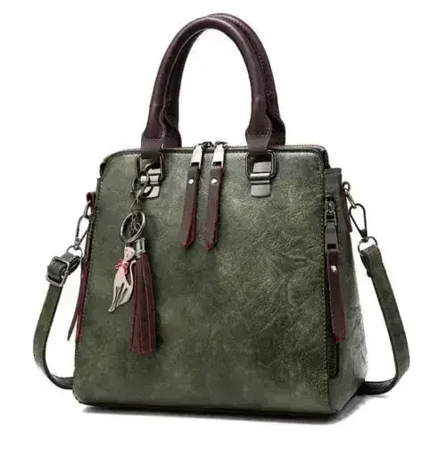 Single Shoulder Solid Color Wild Women's Messenger Bag - Femstylo