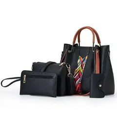 Four-Piece Fashion PU Handbag For Women - Femstylo