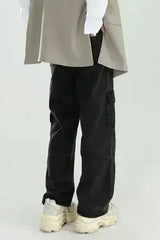 Baggy Cargo Jeans – Cotton Utility Pants with Relaxed Fit - Femstylo