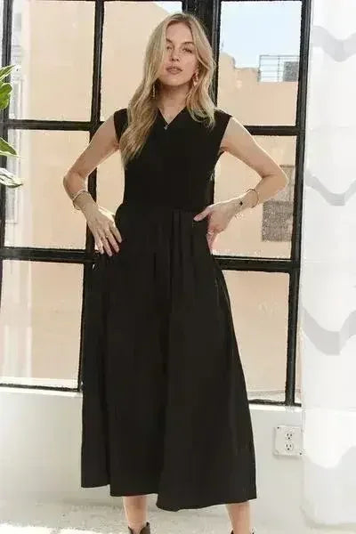 ADORA V-Neck Cap Sleeve Dress - Femstylo