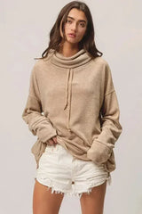 BiBi Solid Side Pocket Thumb Top - Femstylo