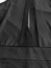 Cutout Grecian Neck Dress - Femstylo