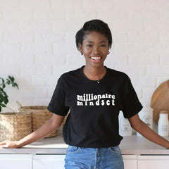 MILLIONAIRE MINDSET TEE - Femstylo