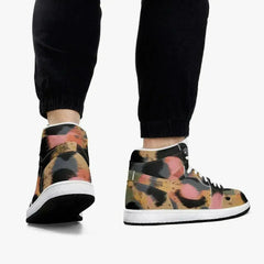 Jacki Easlick Leopard Print High-Top Leather Sneakers - Femstylo