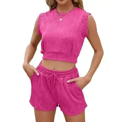 Wave Pattern Design Suit Set Women - Femstylo