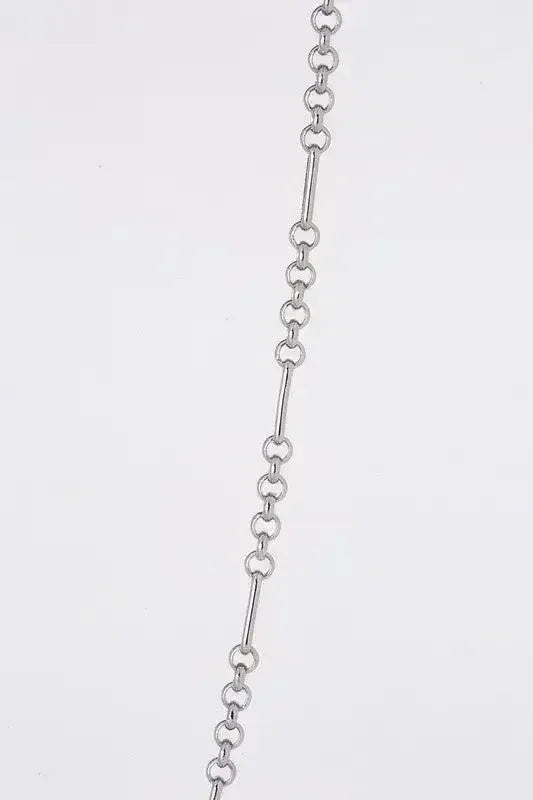 Clip Chain Bracelet & Necklace Set - Silver Nickel-Free | Femstylo - Femstylo