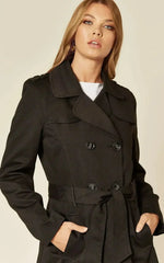 Spring/Summer Military Double Breasted Trench Coat (9049-SP) - Femstylo