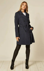 Spring/Summer Military Double Breasted Trench Coat (9049-SP) - Femstylo