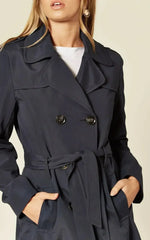 Spring/Summer Military Double Breasted Trench Coat (9049-SP) - Femstylo