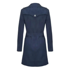 Spring/Summer Military Double Breasted Trench Coat (9049-SP) - Femstylo