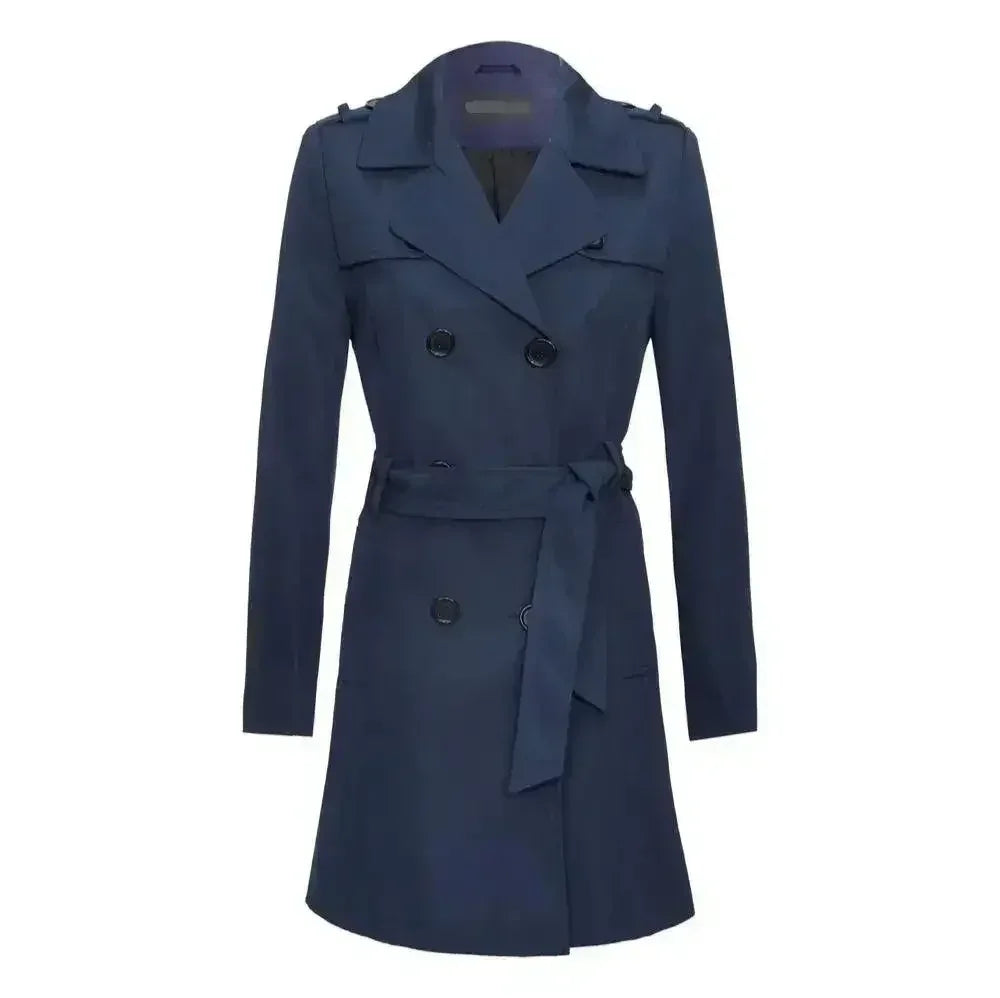 Spring/Summer Military Double Breasted Trench Coat (9049-SP) - Femstylo