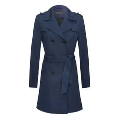 Spring/Summer Military Double Breasted Trench Coat (9049-SP) - Femstylo