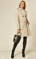 Spring/Summer Military Double Breasted Trench Coat (9049-SP) - Femstylo
