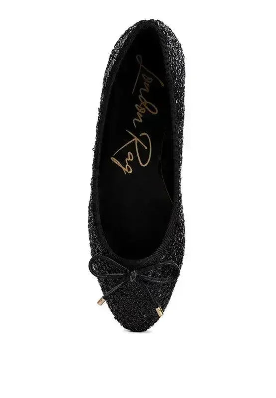 Sequin Ballet Flats - Glam Comfort Shoes | Femstylo - Femstylo