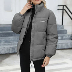 Winter Coat Women Casual Windproof Down Cotton Coat Warm Thickened