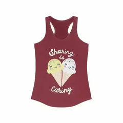 Sharing is Caring Racerback Tank Top - Femstylo