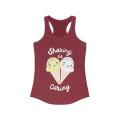 Sharing is Caring Racerback Tank Top - Femstylo
