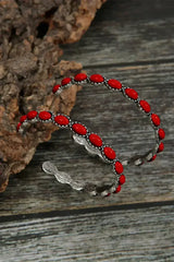 Bonbon Turquoise Big Circle C Shaped Earrings - Femstylo