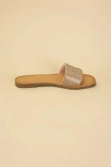 JUSTICE-S Rhinestone Slides - Femstylo