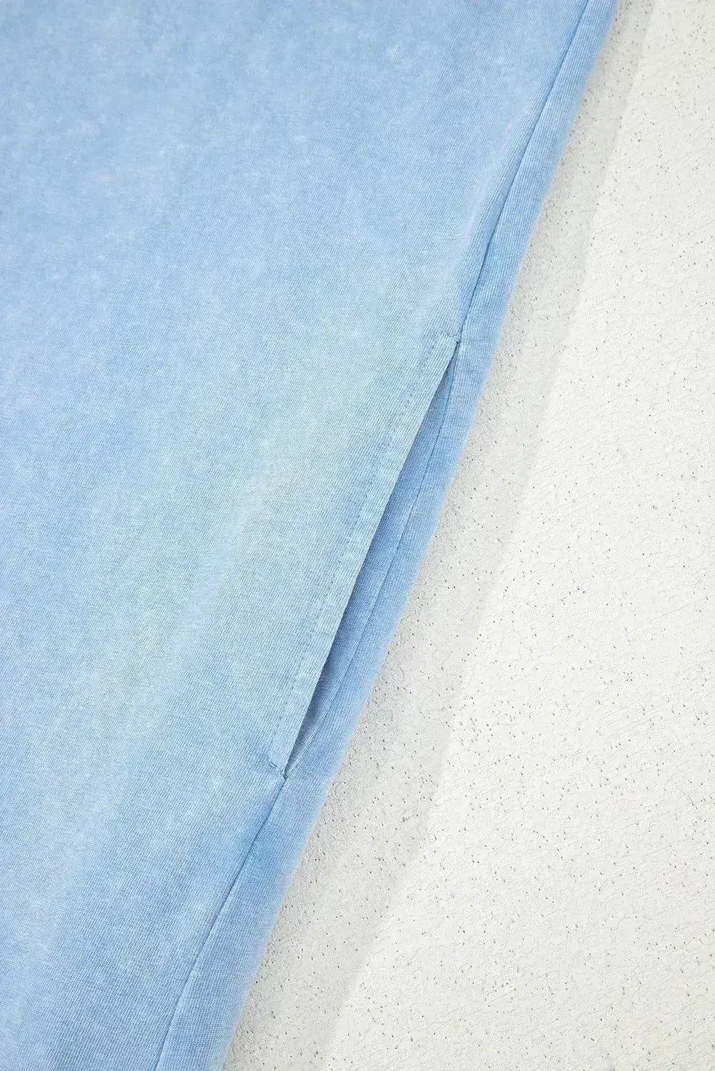 Beau Blue Mineral Wash Pocket Tank Mini Dress - Femstylo