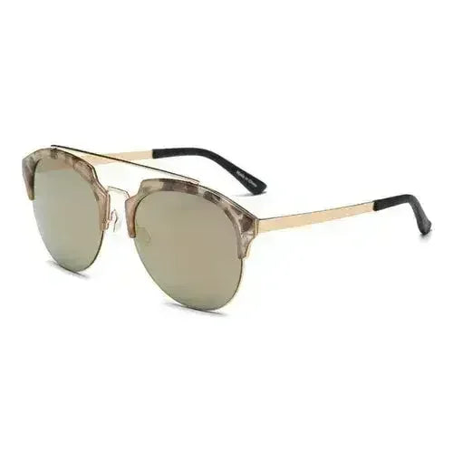 Women Round Cat Eye Fashion Sunglasses - Femstylo