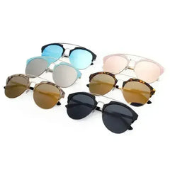 Women Round Cat Eye Fashion Sunglasses - Femstylo