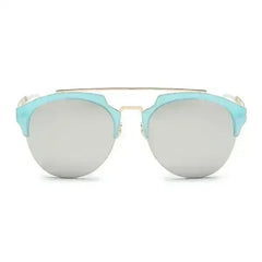 Women Round Cat Eye Fashion Sunglasses - Femstylo