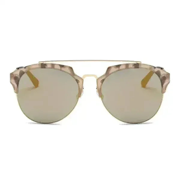 Women Round Cat Eye Fashion Sunglasses - Femstylo