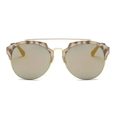 Women Round Cat Eye Fashion Sunglasses - Femstylo