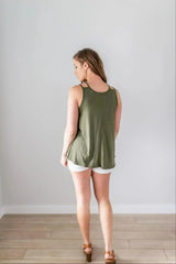 Strap Detail Tank Top - Femstylo