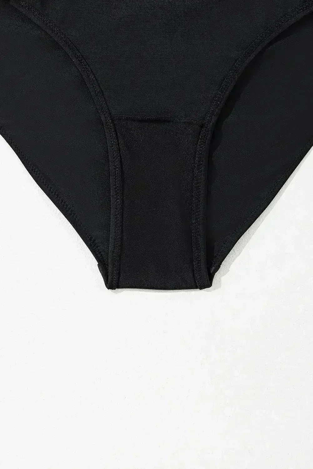 Light Blue Crossover Colorblock Cutout One Piece Swimsuit - Femstylo