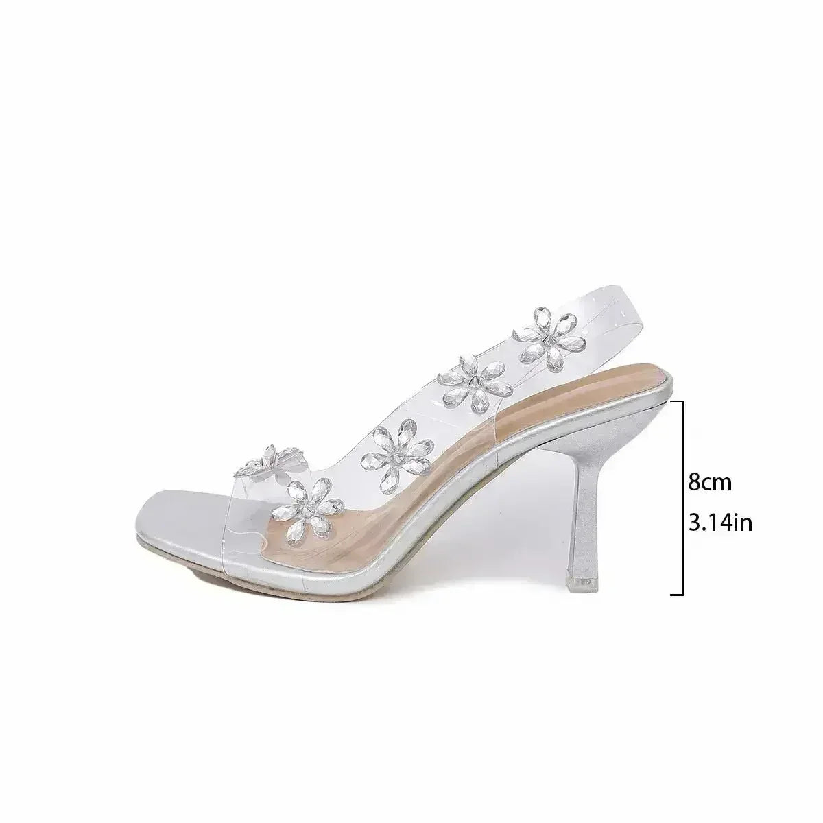 25 Edition – Summer Sparkle PVC Heels - Femstylo