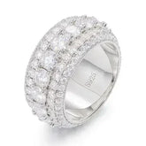 LuxeJewels™ - S925 Sterling Silver Mosonite Ring - Femstylo