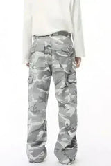Camouflage Cargo Jeans with Pockets - Femstylo