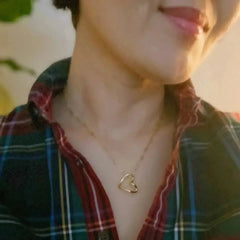 Heart And Chain Necklace - Femstylo