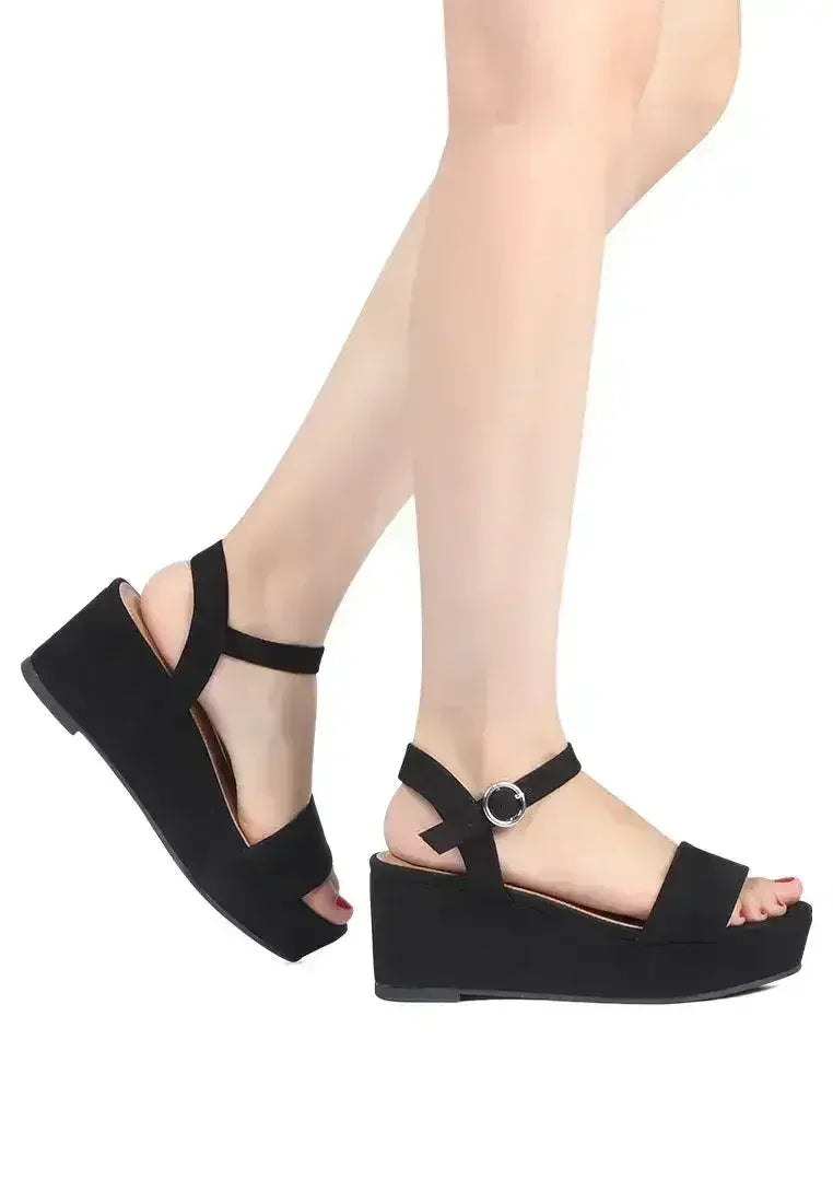 Adjustable Wedge Sandals - Comfort Summer Shoes | Femstylo - Femstylo