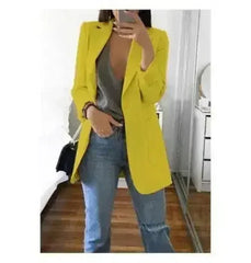 Autumn Women Casual Slim Blazers Suit Jacket Fashion Lady Office Suit - Femstylo