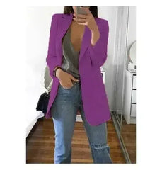 Autumn Women Casual Slim Blazers Suit Jacket Fashion Lady Office Suit - Femstylo