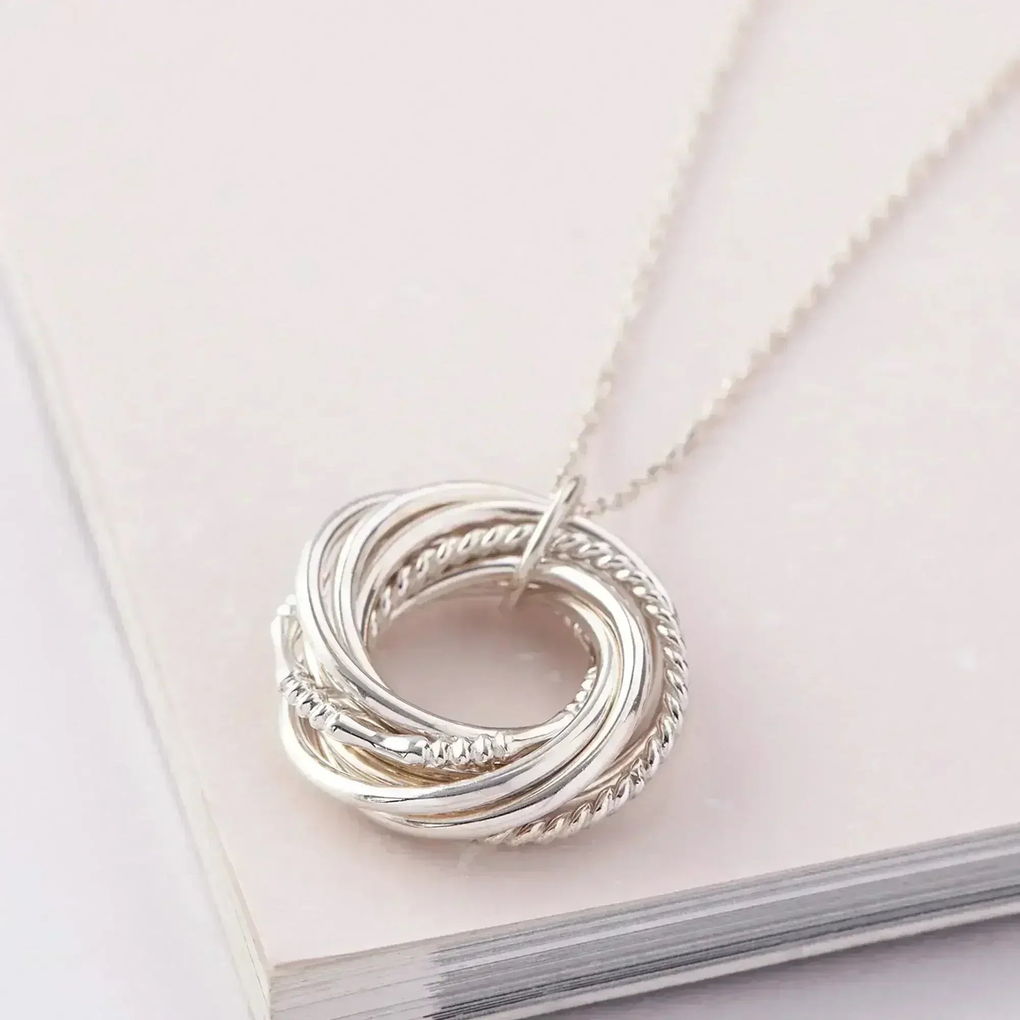 90th Birthday Gift For Nana, Birthday Gift For Mom, 9 Ring 9 Decades - Femstylo
