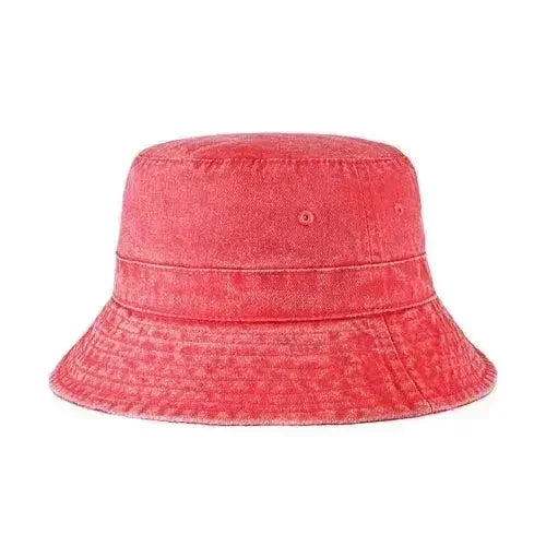 Classic Washed Cotton Bucket Hat - Femstylo