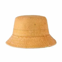 Classic Washed Cotton Bucket Hat - Femstylo