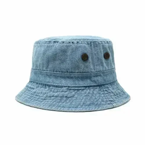 Classic Washed Cotton Bucket Hat - Femstylo